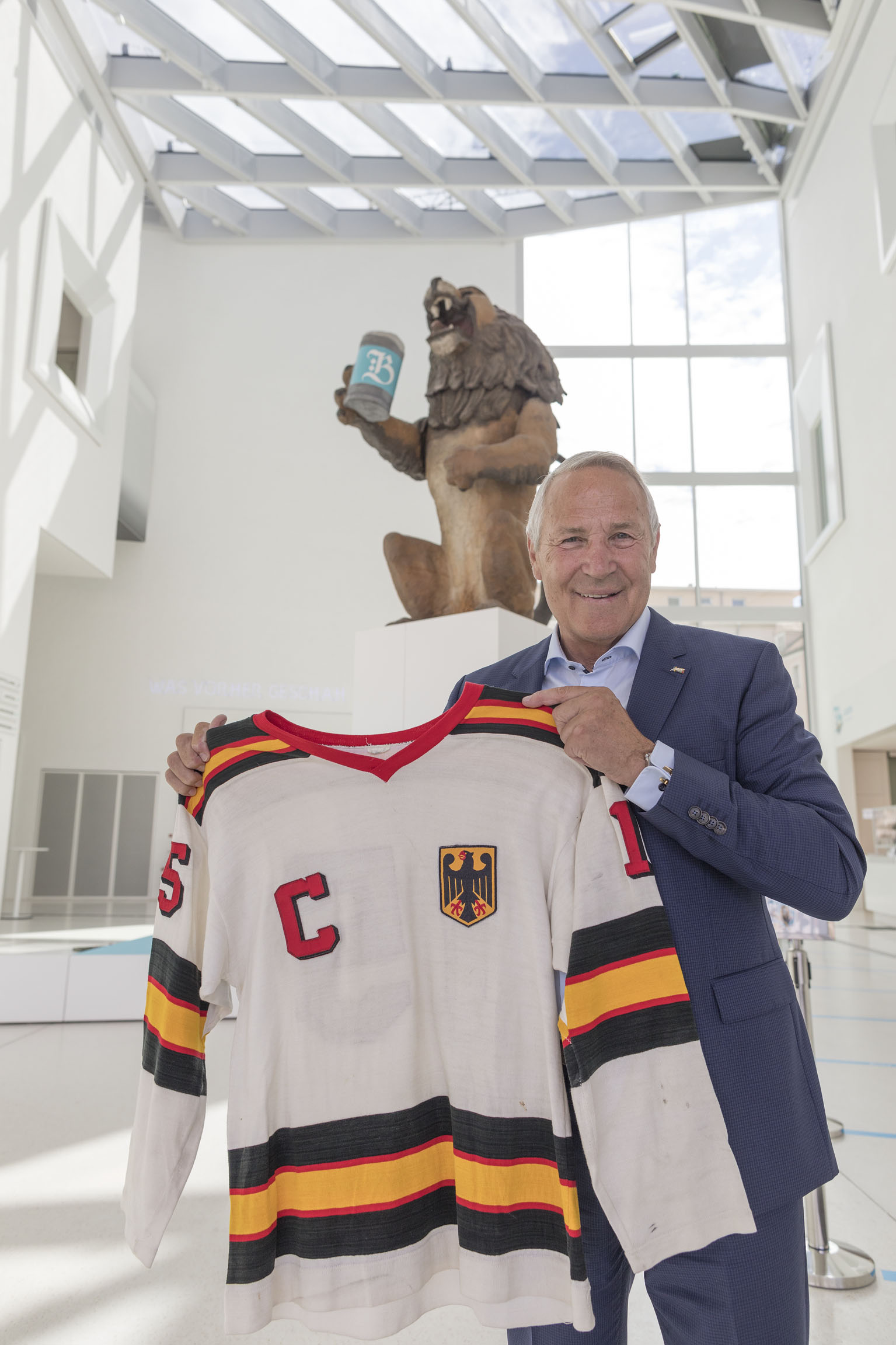 Eishockey Olympiasieger Alois Schloder zu Gast im Haus der Bayerischen Geschichte © Haus der Bayerischen Geschichte | Foto: www.altrofoto.de