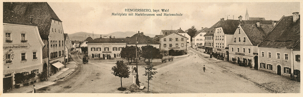 Hengersberg, der älteste Markt Altbayerns, Landkreis Deggendorf, 1917 © Haus der Bayerischen Geschichte